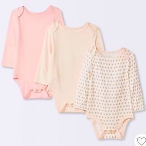 Cloud island NWT modal (like bamboo) onesies 3-6 months